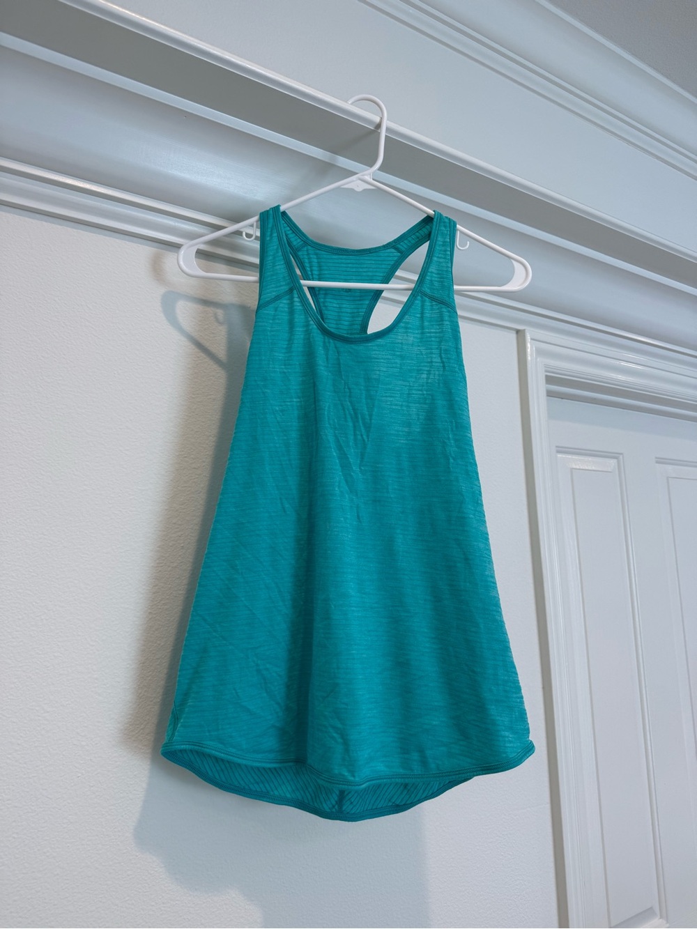 lululemon athletica Teal A-Line Racerback Tank